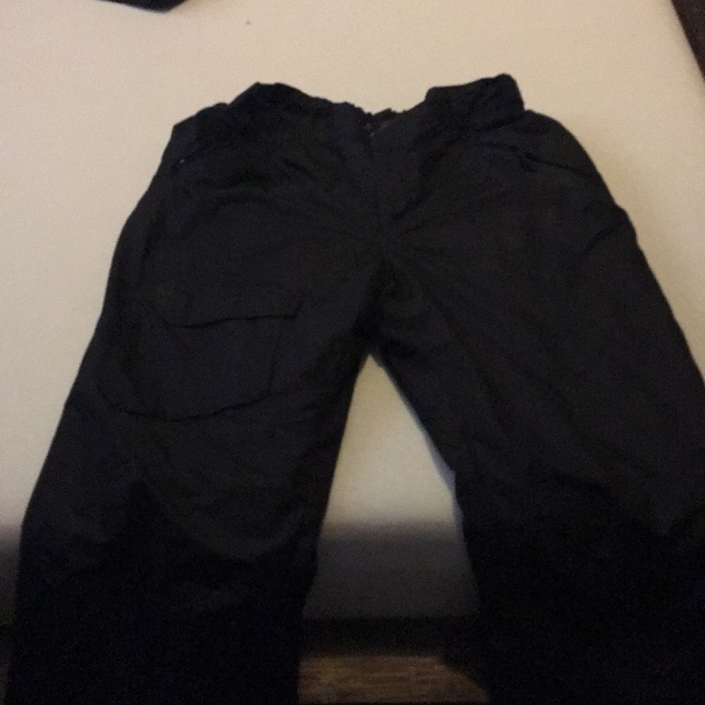 Black snow pants